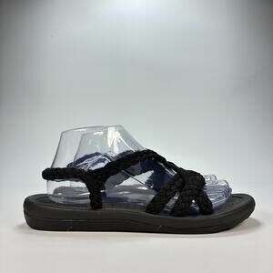 Megnya Black Hiking Arch Support Comfortable Outdoor Sandals Women's Size 8